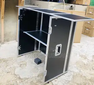 Professional Heavy-Duty DJ Booth Stand Facade System