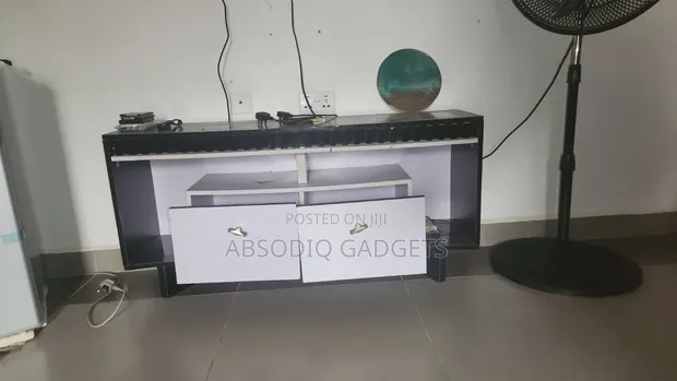 Used TV Stand/Mount with Drawers - 1