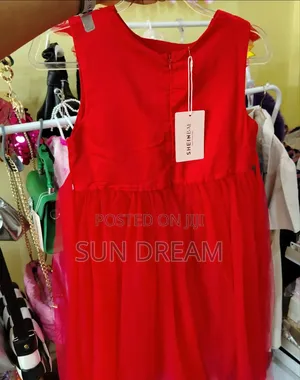 Red Flower Gown for Kids (Ages 8-11)