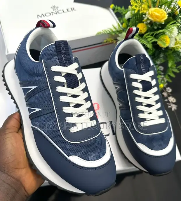 Moncler Takalma masu Girma na Maza - Shuɗi - 1
