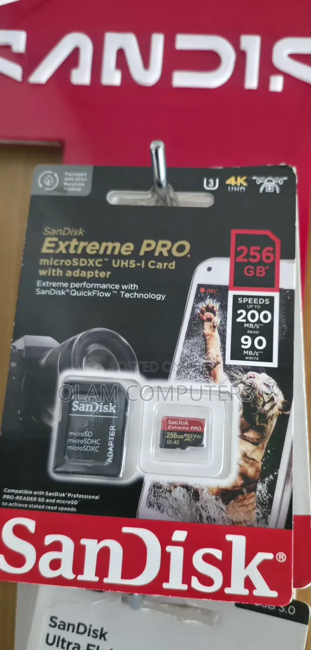 SanDisk Extreme Pro 256GB 200MB/s - 1