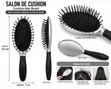 Salon De Cushion Soft Hair Scalp Brush - Black - 1