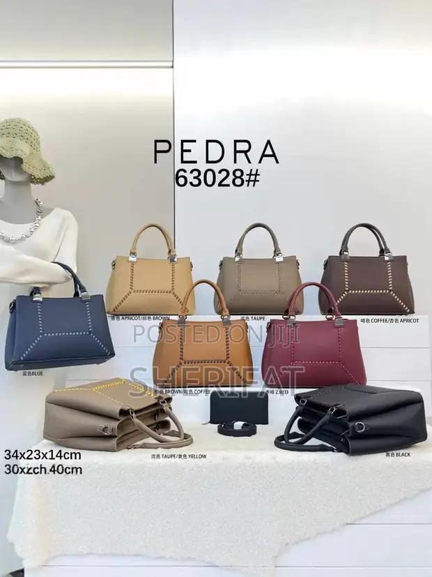 Pedro Handbag - Genuine Leather, Multicolor - 1