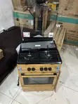 Maxi 60/60 3+1 Gas Cooker with Refined Wood Finish - 2