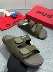 HUGO Sandal ɗin Ɓata-Bata Mai Ɗaurin Ƙafa Biyu - Olive - 1