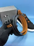 Original Zegna, Berluti, Tom Ford & Hermes Belts - 2