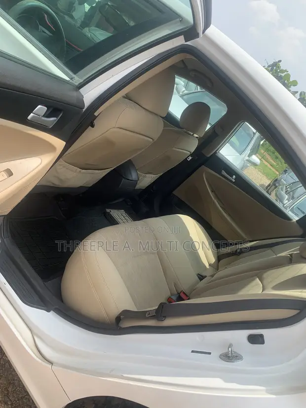 Hyundai Sonata 2013 White - 1