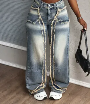 Y2K Baggy Wide Leg Jeans - Unisex Vintage Denim