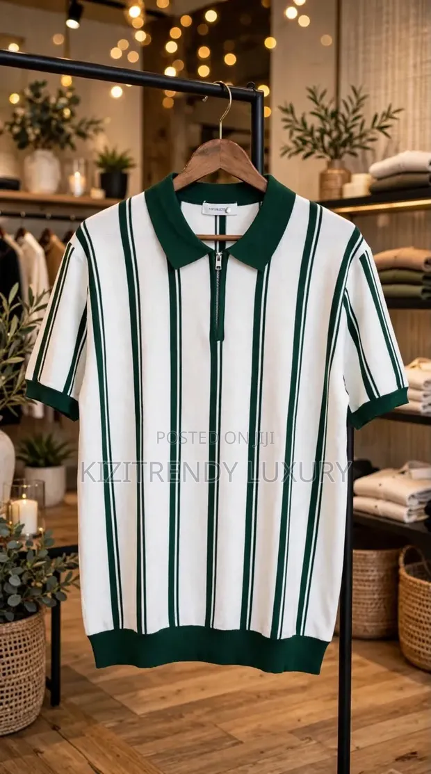 Luxury Knitted Polo Shirt - 1