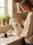 Original Vocck Vacuum Jug 1.0L Fari & Zinariya - 2