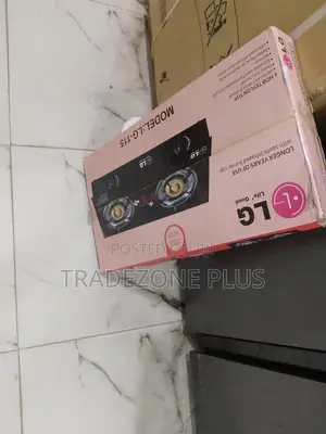 LG Two Burner Gas Cooker - Cast Iron