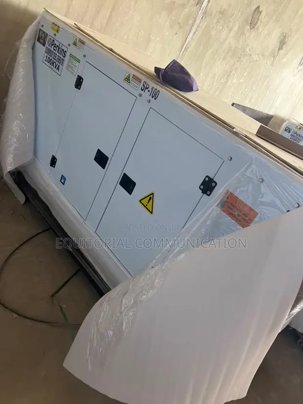 100KVA Perkins Soundproof Diesel Generator - 1
