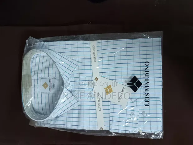 Luis Armoni Men's Black Dress Shirt & Skirt Set - 1