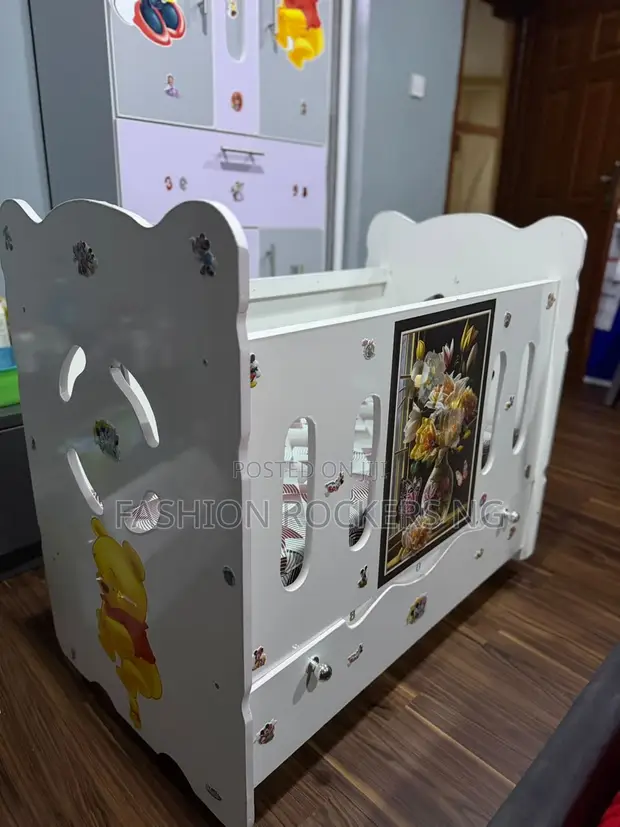 Neatly Used Baby Cot / Baby Bed - 1
