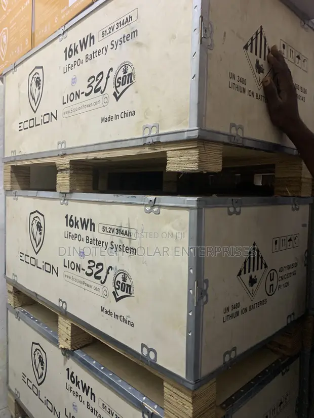 Ecolion 16kWh 51.2V Baturiya ta Rana ta Lithium - 1