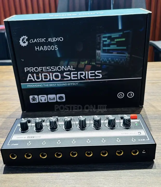 Classic Audio HA800S 8-Channel Headphone Amplifier - 1