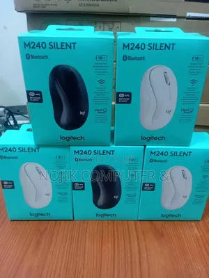 Logitech M240 Silent Bluetooth Mouse - Graphite/Off White