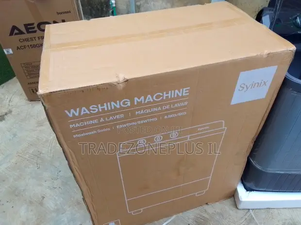 Synix 8kg Manual Twin Tub Washing Machine - 1