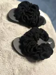 Crocheted Ruffle Slippers - 1