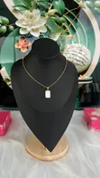 Stylish Stainless Steel One-Piece Necklace - 2
