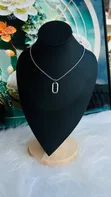 Stylish Stainless Steel One-Piece Necklace - 3