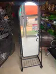 Brand New Standing Mirror - Black, White, Pink - 1