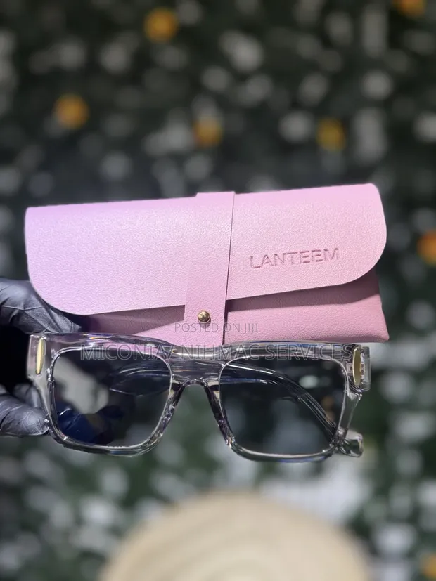 Square Eyeglasses - Gray, Unisex, Brand New - 1