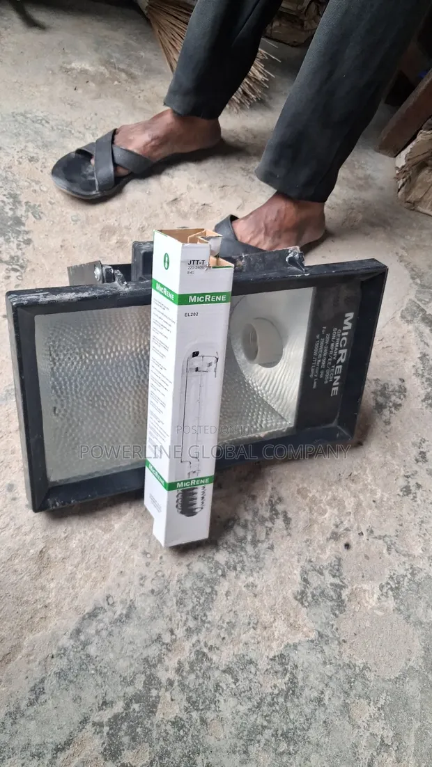 1000W Halogen Fitting with Bulb for Companies/Stadium/Warehouse - 1
