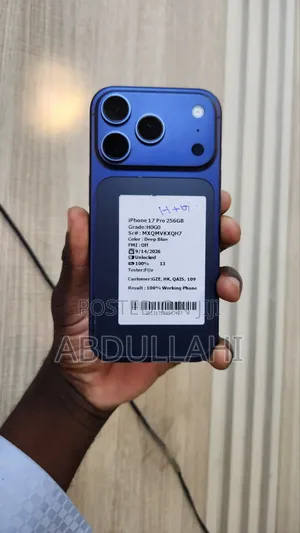 New Apple iPhone 17 Pro 256GB Blue