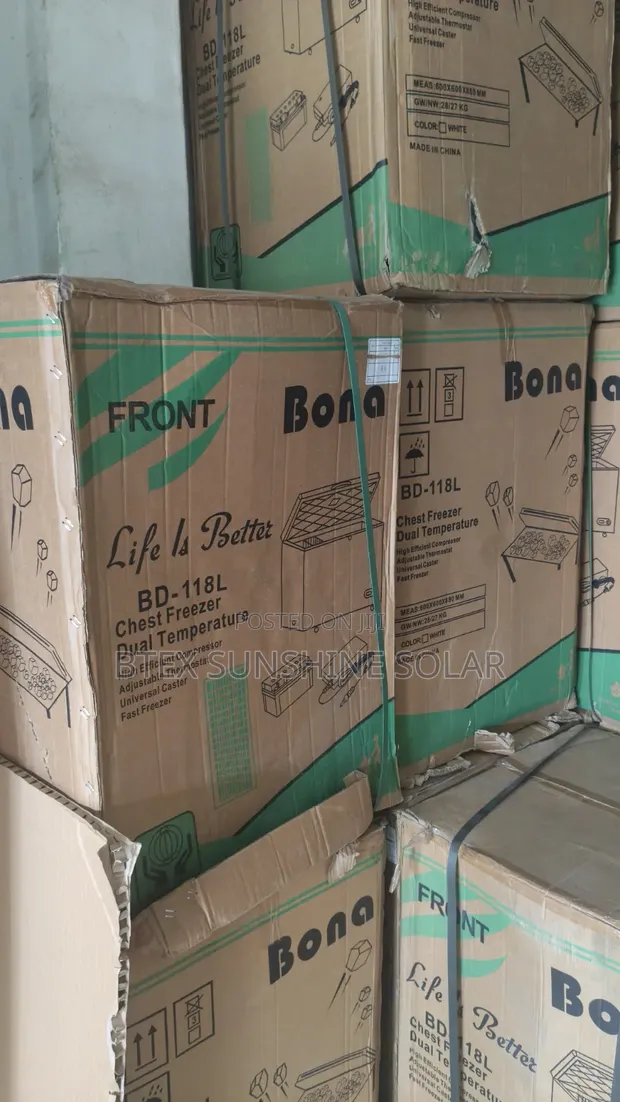 Bona 118L Chest Freezer - Sabon Abu - 1
