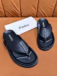 Pedro Leather Thong Sandals - Black - 2