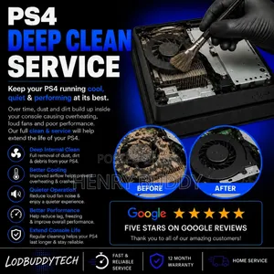PS4 Console Deep Cleaning Service
