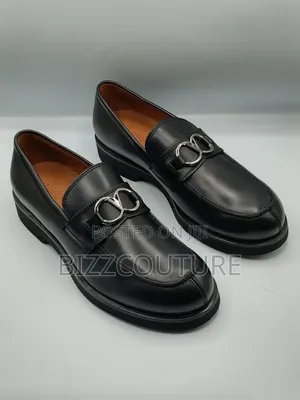 Original Italian Valentino Men's Loafers - Black
