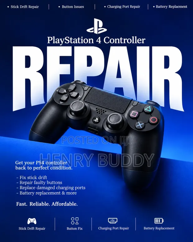 PS4 Controller Repair Service - 1