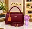 Zara Handbag Na Gaskiyar Fata Mai Kyau - 2