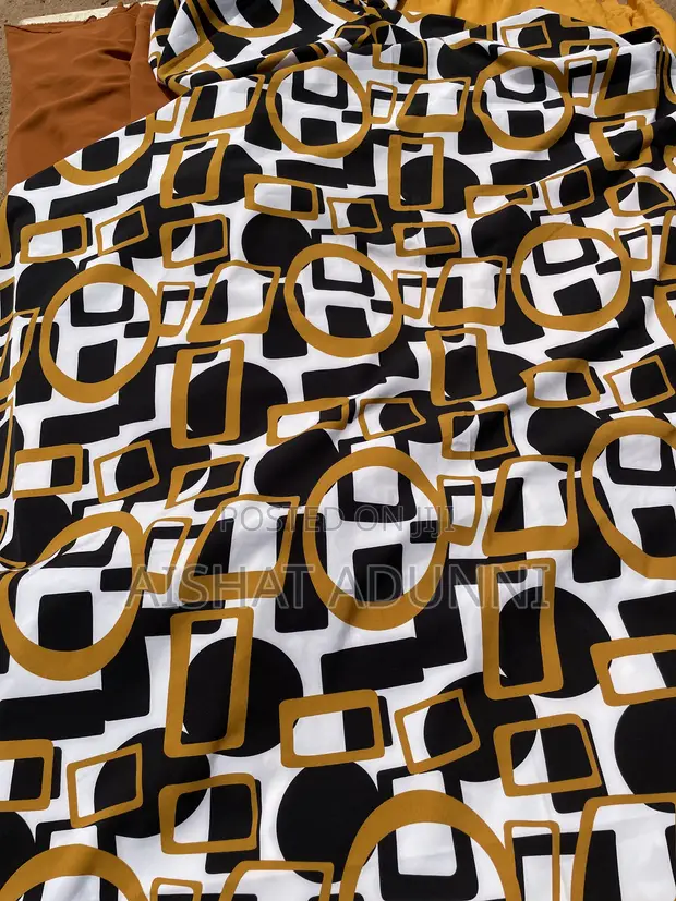 Quality Flower Crepe Fabric - Soft & Stylish - 1
