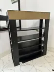 Wooden Shoe Rack with Drawer - 4