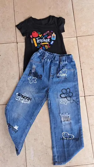 Kayan Yara 2-Piece Denim (Wata-10 Shekaru)
