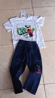 Kayan Yara 2-Piece Denim (Wata-10 Shekaru) - 5