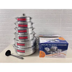 Tornado Aluminium 6-Piece Polishing Cookware Set