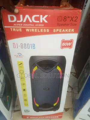 Djack Portable Speaker with Bluetooth, FM Radio, and Microphone
