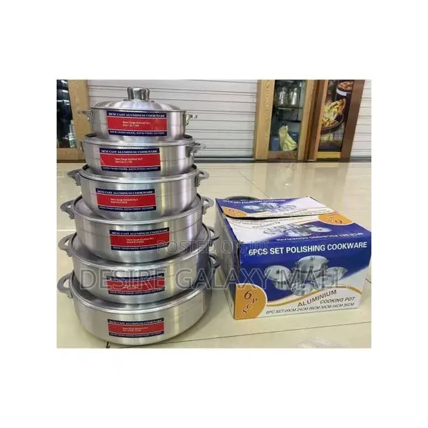 6pcs Tornado Aluminium Cookware Set - 1