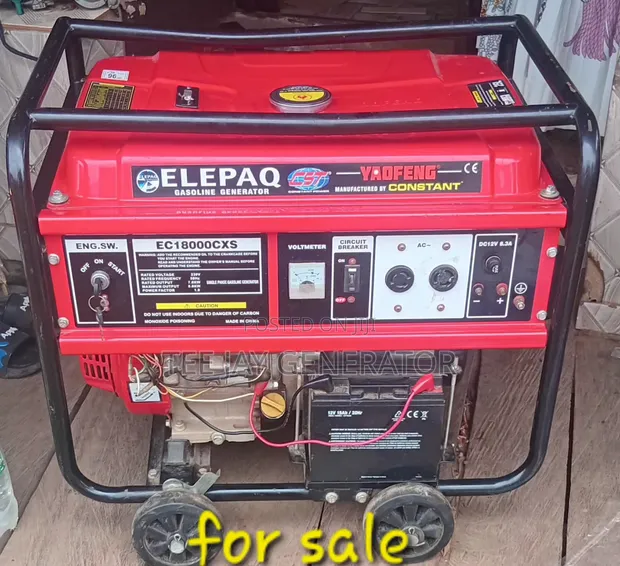 Elepaq 3800W Petrol Generator - Key Start, Copper Coil - 1