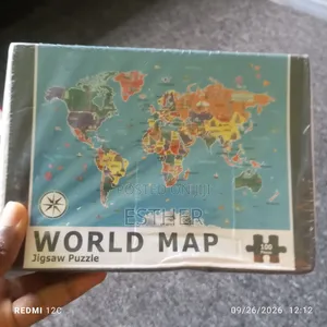 World Map Jigsaw Puzzle - 100 Pieces