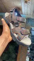 Babban Sole Leather Brown Sandals - 1