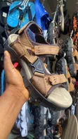 Babban Sole Leather Brown Sandals - 4