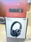 Focusrite Scarlett 2i2 3rd Gen Audio Interface & AKG K361 Headphones - 1