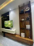 Home Interiors TV Console with Drawers and LED - 2