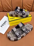 Fendi FF Tobacco Jacquard Sandal Mai Madubun Biyu - 2