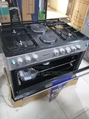 Maxi 4 Gas & 2 Wutar Lantarki Standing Cooker Mai Oven